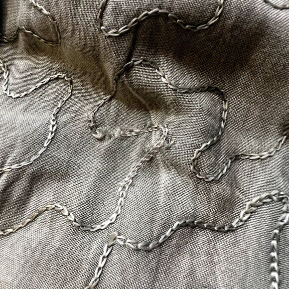 Sumeer by S&N Fashions Light Green Embroidered Tie Back Maxi Dress Size XL - Picture 13 of 13